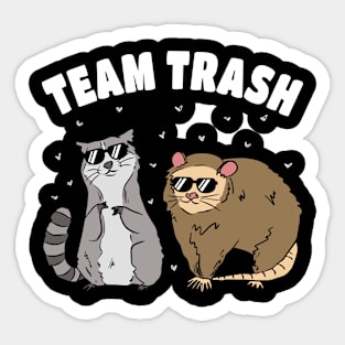 Team Trash Raccoon Rat Sticker